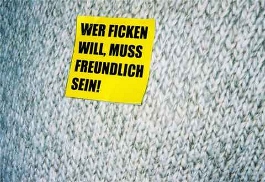 und sollte nicht zu voll sein